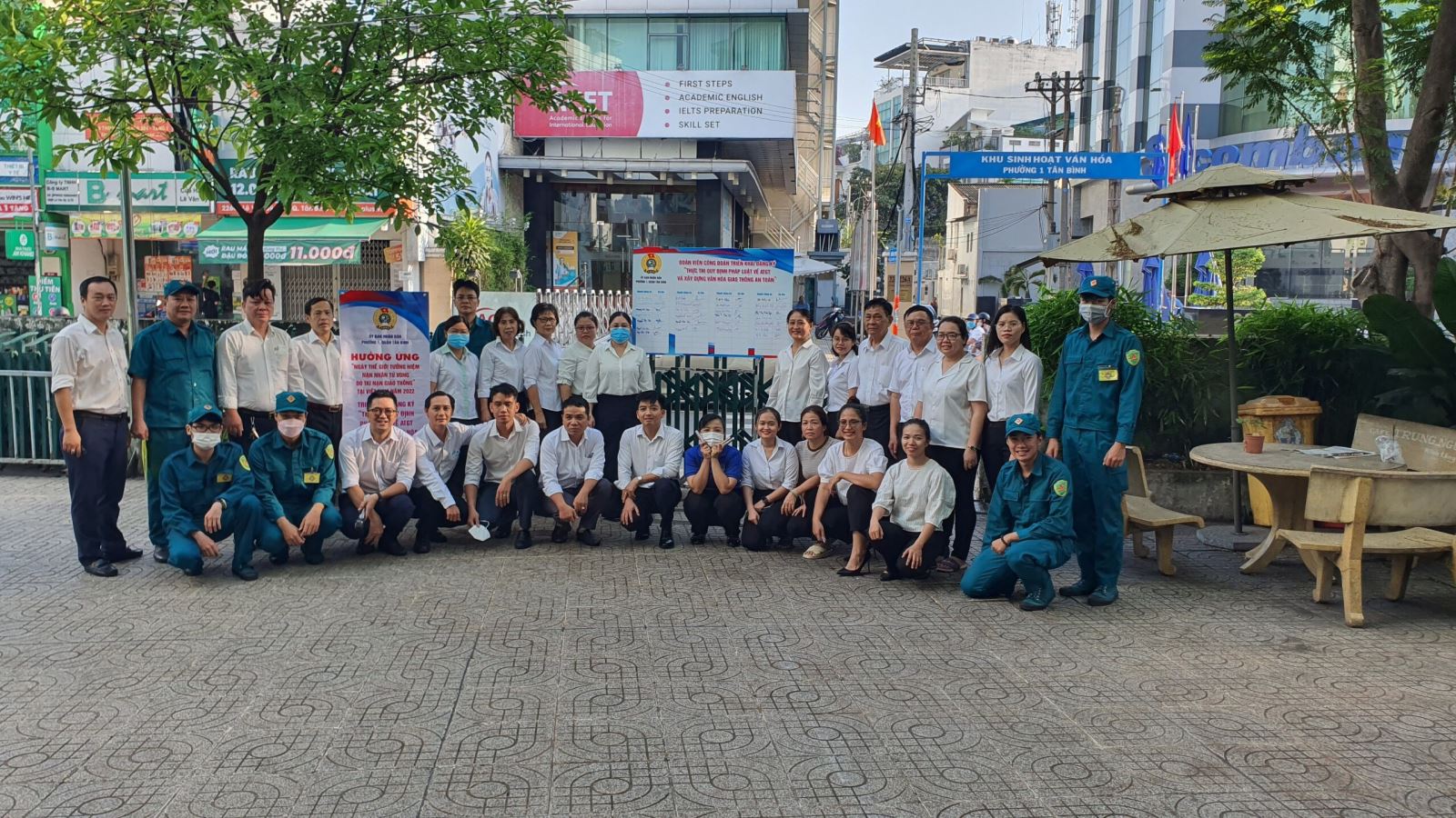 Công đoàn cơ quan UBND Phường 1 tổ chức hưởng ứng "Ngày thế giới tưởng niệm nạn nhân tử vong do tai nạn giao thông" tại Việt Nam năm 2022