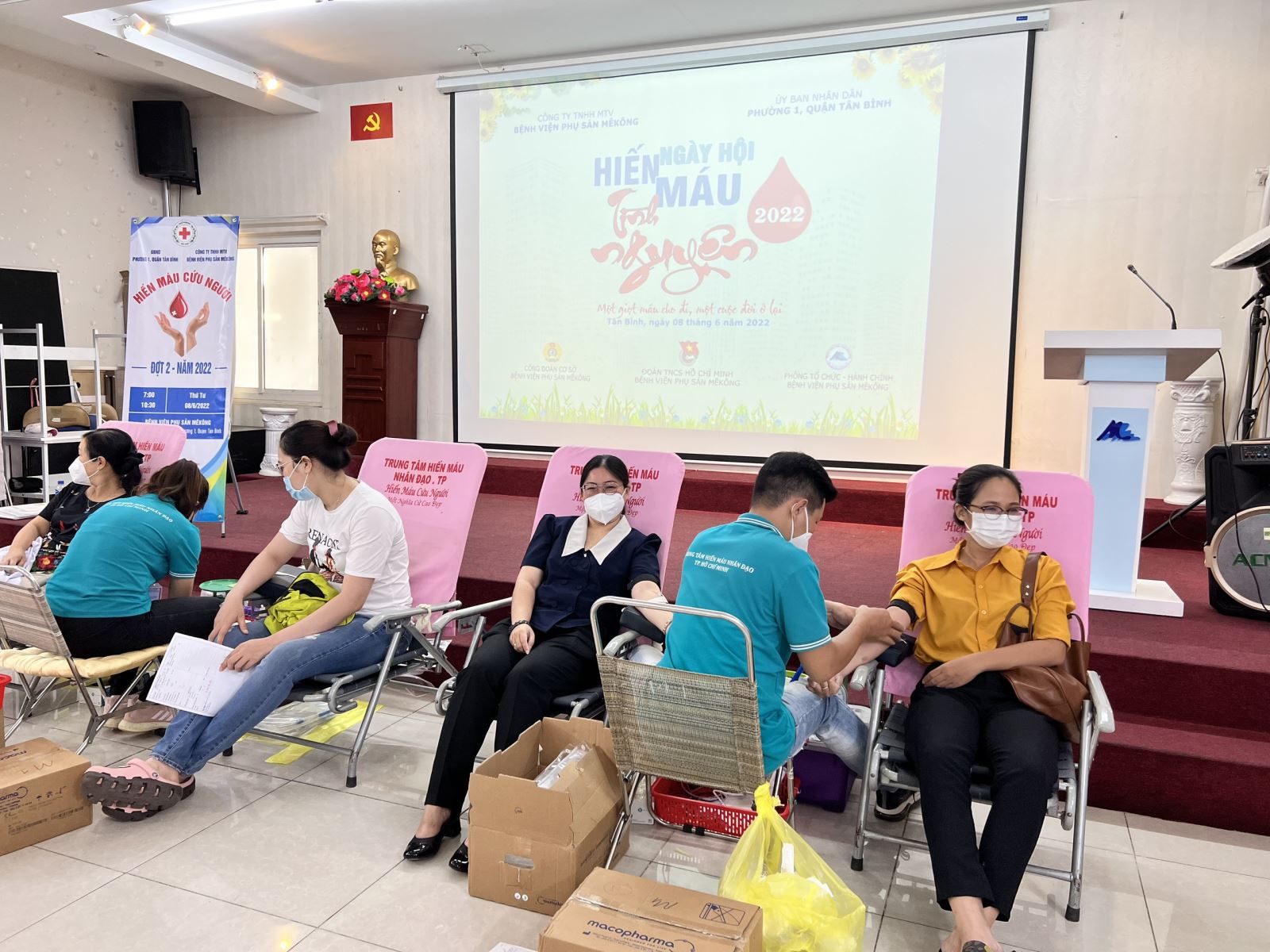 Phường 1 tổ chức Ngày hội hiến máu tình nguyện năm 2022